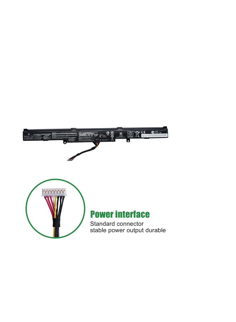 Terabyte بطارية لابتوب 48WH A41N1501 لأجهزة ASUS ROG G752VW GL752 GL752V GL752VW-DH71 GL752VLM GL752VL-T4009T GL752JW GL752VWM N552V N752V N552VX-FY200T N752 N752VW N552VX N552VW N752VX سلسلة 15V 4Cell - Image 3