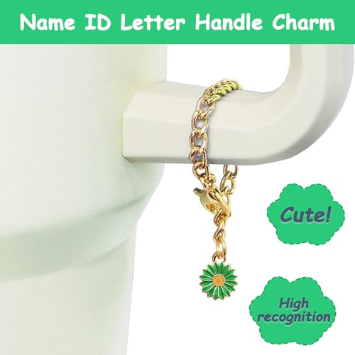 vikgle Stanley Cup Accessories Set,Including 2 Pcs 0.4in Straw Cover, 1 Silicone Spill-Proof Stopper Set of 3, 1 Cute Flower Handle Charm, 1 Silicone Boot Fits Stanley 40&30 Oz Tumbler (Meadow) - Image 3