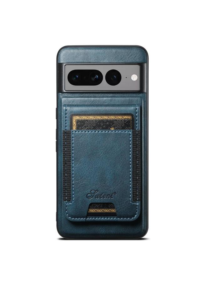 Suteni Case For Google Pixel 7 Pro H17 Oil Eax Leather Detachable Wallet Phone Case - Image 1