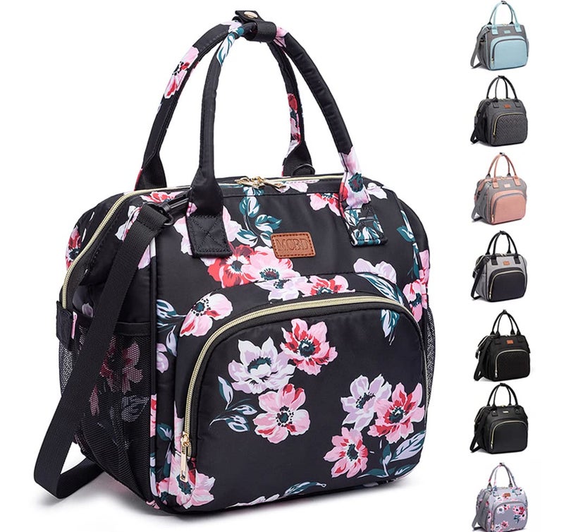 MCBD MCBD Lunch bags Insulated Lunch Box for Women3 Carrying Way Large Tote BagLeakproof Reusable Cooler Backpack with Adjustable Shoulder Strap for Office Picnic Beach 