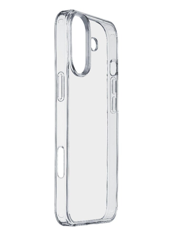 Cellularline Hard Case Duo for iPhone 16 Plus Clear - Image 1