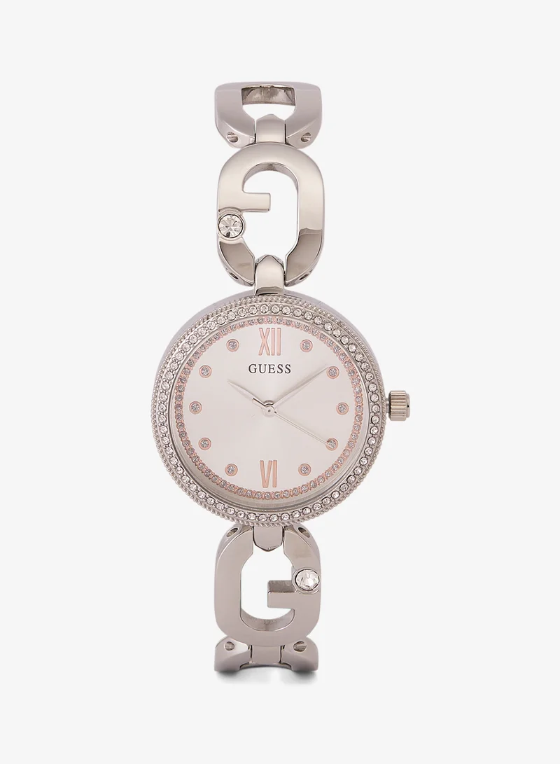 GUESS EMPOWER Recycled Steel 30 mm Analog Watch