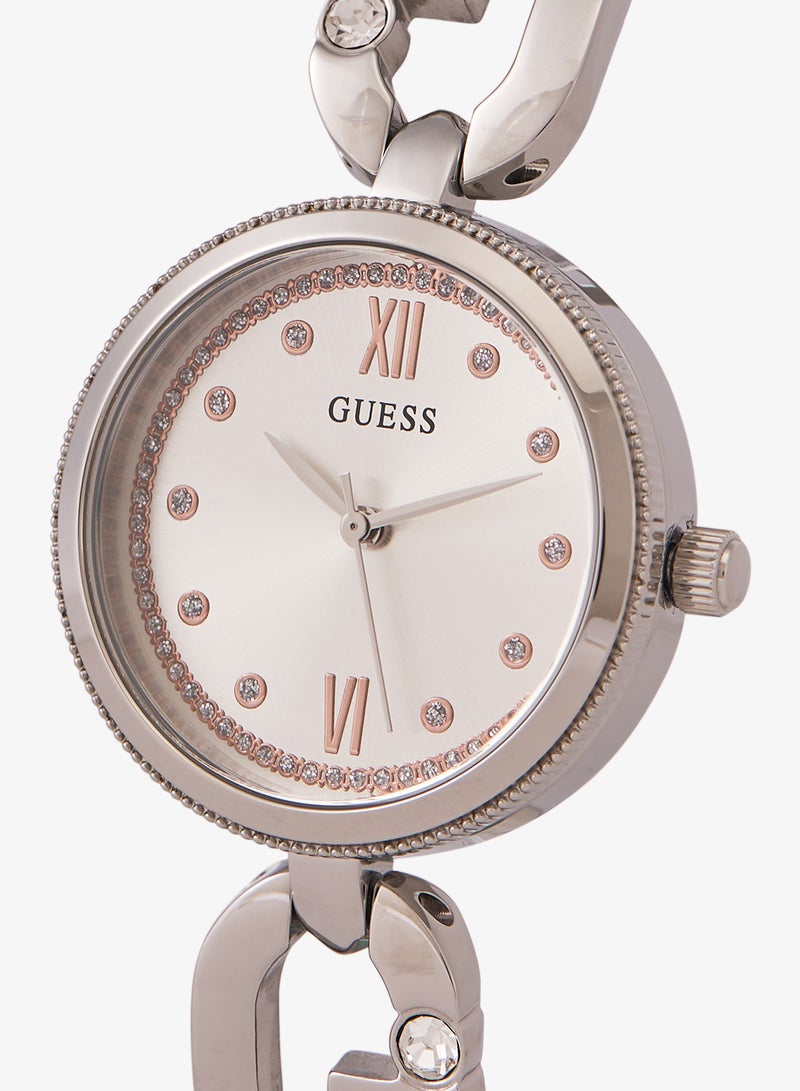 جس ساعة  تناظرية من الفولاذ المعاد تدويره  مم - Image 4