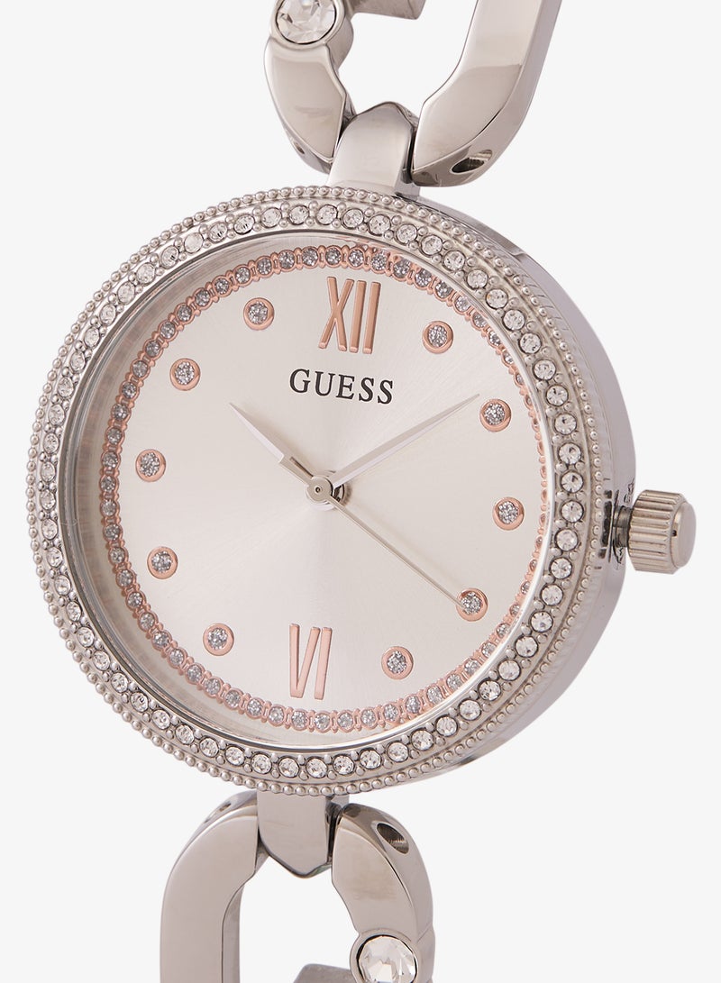 جس ساعة  تناظرية من الفولاذ المعاد تدويره  مم - Image 3