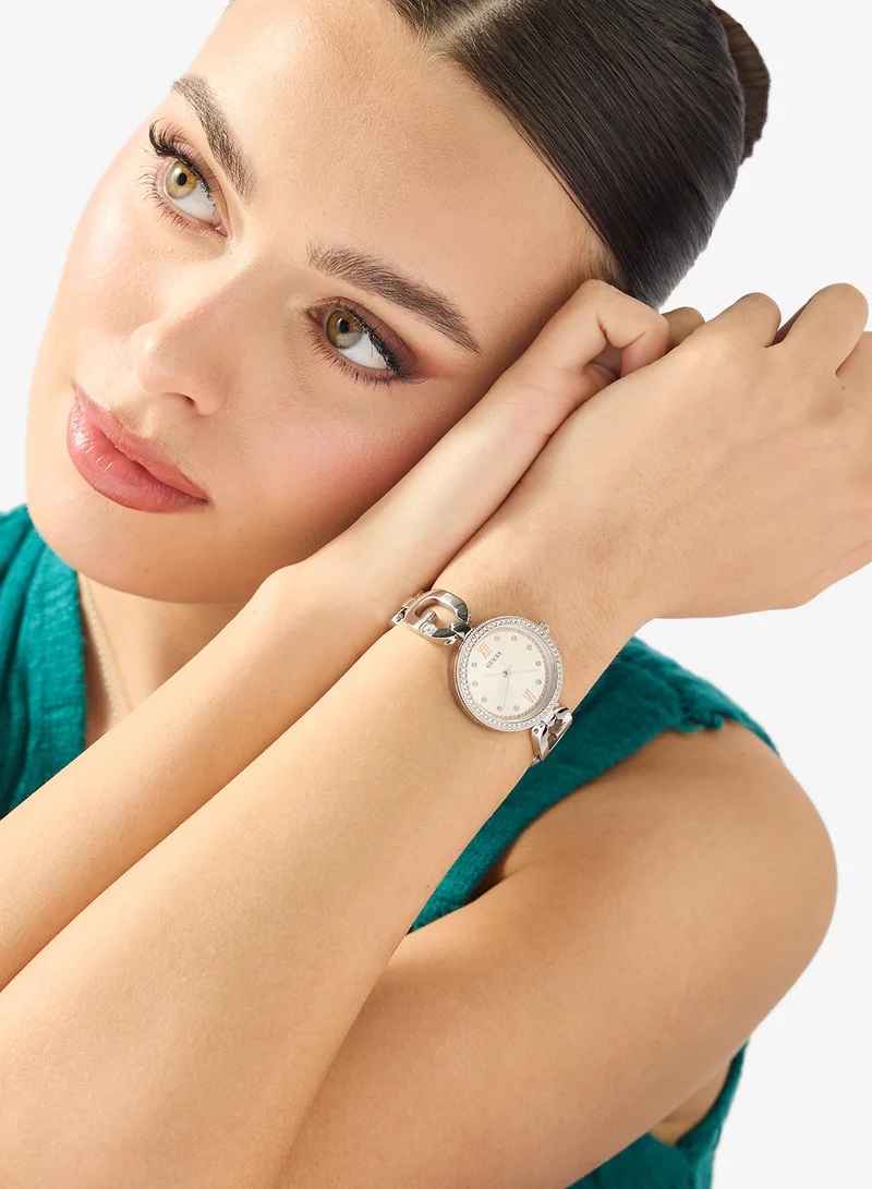 GUESS  EMPOWER Recycled Steel 30 mm Analog Watch for Women | Best Price UAE