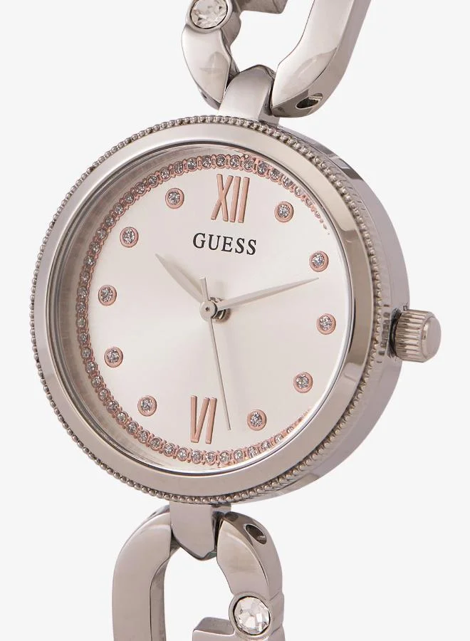 GUESS  EMPOWER Recycled Steel 30 mm Analog Watch for Women | Best Price UAE