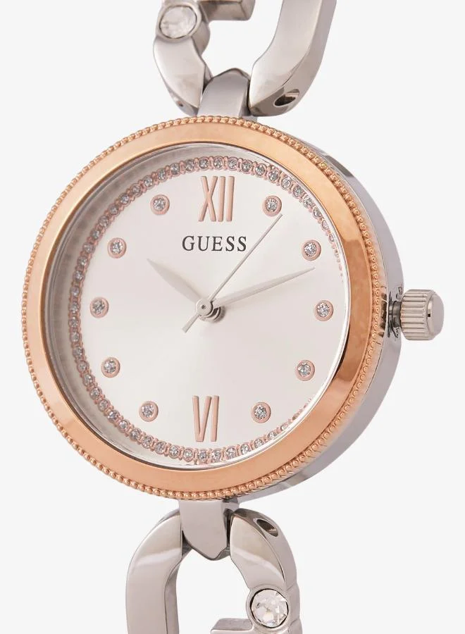 GUESS  EMPOWER Recycled Steel 30 mm Analog Watch for Women | Best Price UAE