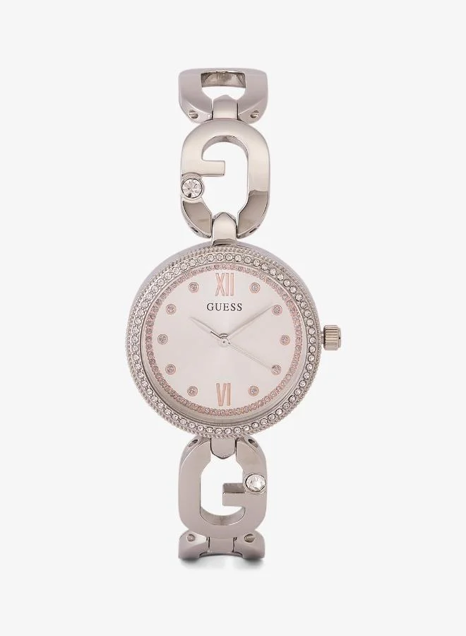 GUESS EMPOWER Recycled Steel 30 mm Analog Watch