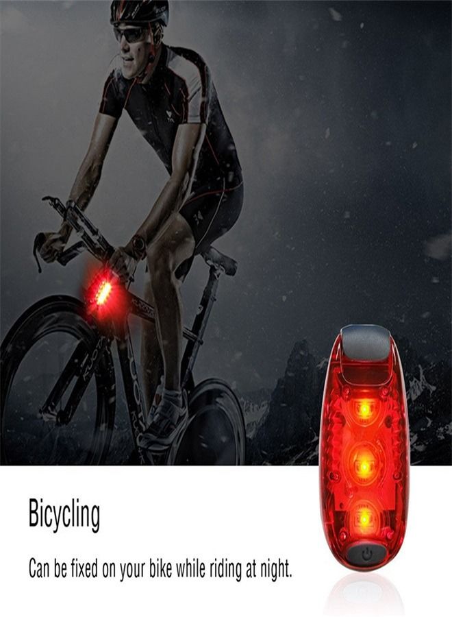 Generic Outdoor Cycling Light Night Running Warning Light Bike Tail Light Hanging Light Backpack Light Helmet Light Running Warning Light. - Image 1