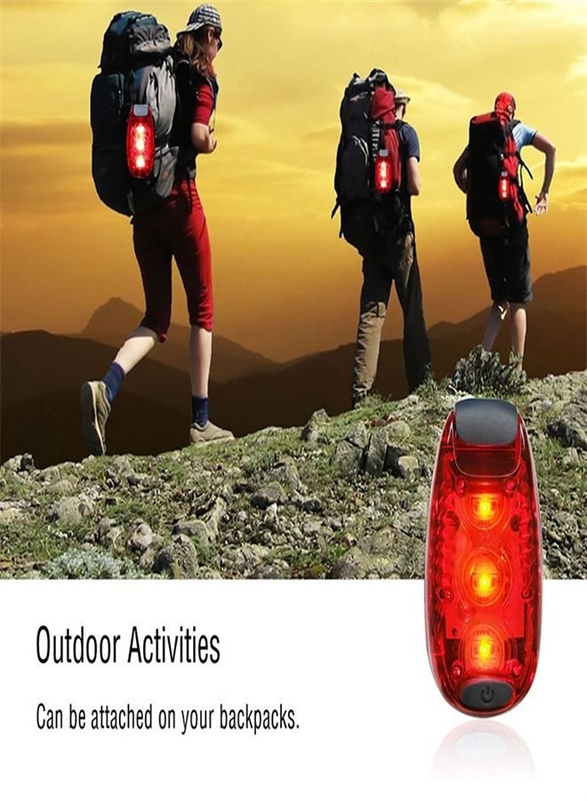Generic Outdoor Cycling Light Night Running Warning Light Bike Tail Light Hanging Light Backpack Light Helmet Light Running Warning Light. - Image 3
