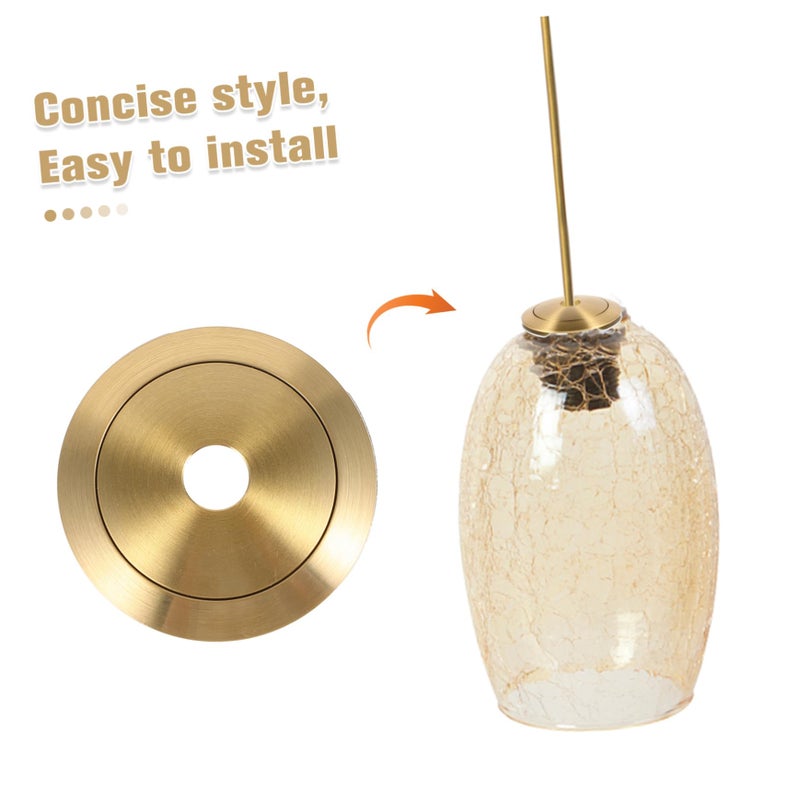 Metal Lamp Mounting Ring Glass Lampshade Connector Fixing Ring Lighting Parts - Image 4