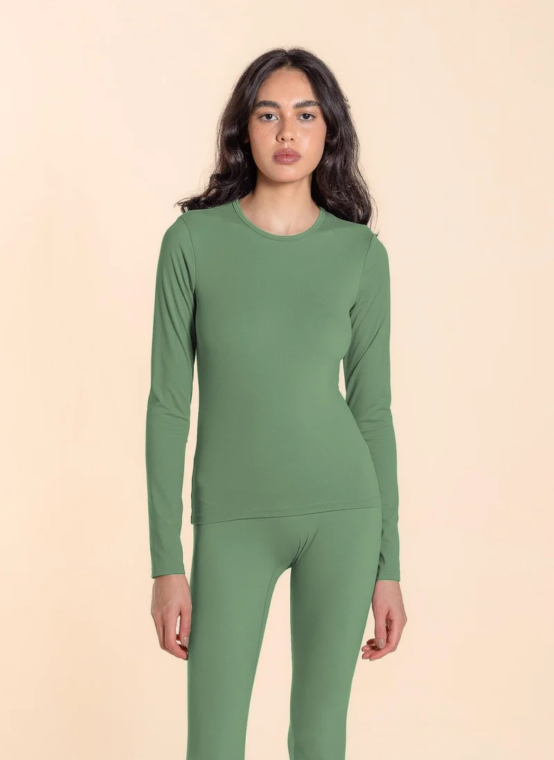 SHAPES SOFT LONG SLEEVE TOP