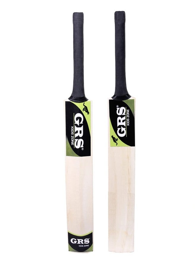 مضرب تنس خشبي من خشب الصفصاف من GRS Kids Zone مع كرة تنس واحدة (مقاس 1 للفئة العمرية 3-4 سنوات) - Image 4