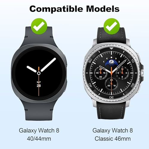 Tiorecime 18 Pack Bands Compatible with Samsung Galaxy Watch 8 40mm 44mm/Galaxy Watch 8 Classic 46mm Band for Women Men, No Gap Soft Silicone Sport Breathable Replacement Strap - Image 2