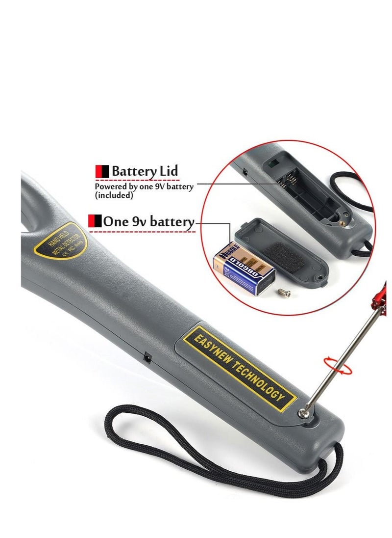 Generic Portable Hand Held Metal Detector, High Sensitivity Metal Finder Scanner, Suitable for Security Inspection, Metal Object, Detecting Electronic Product  - Image 3