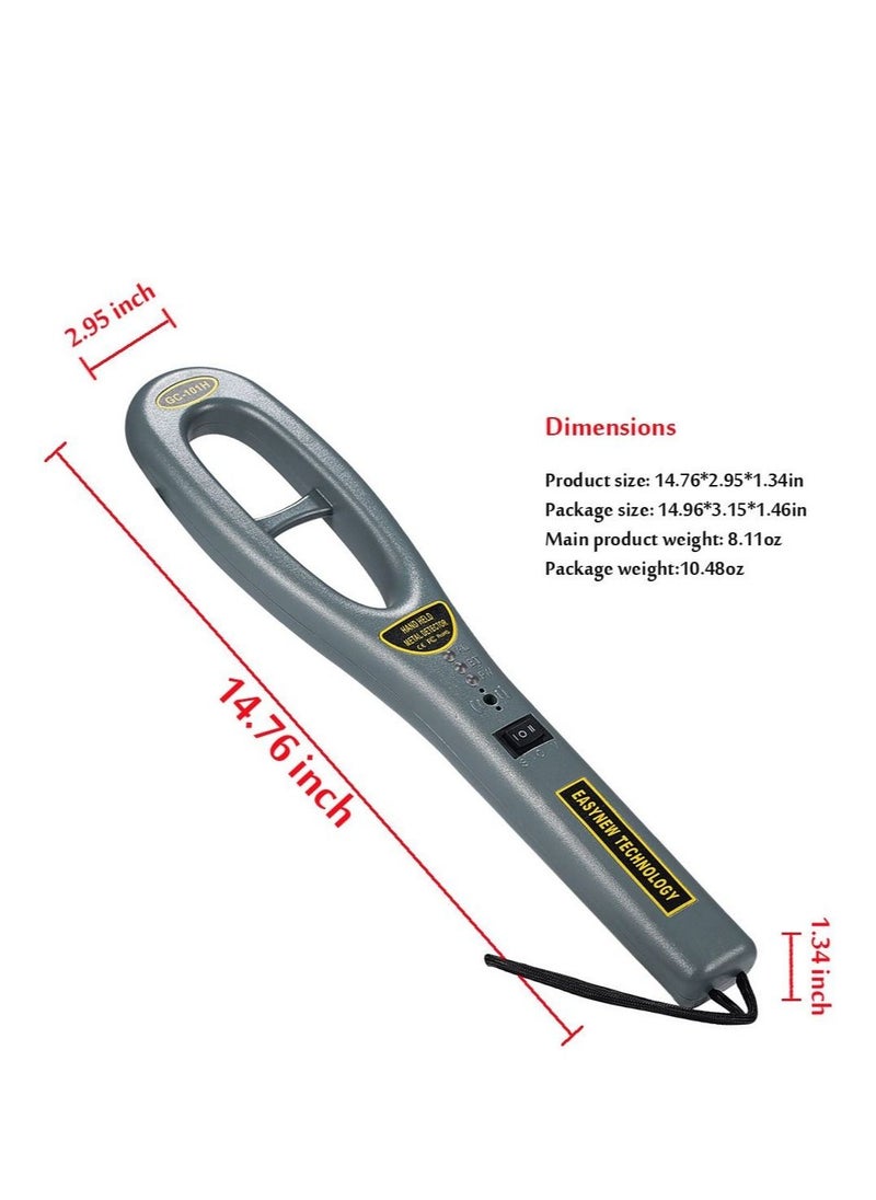 Generic Portable Hand Held Metal Detector, High Sensitivity Metal Finder Scanner, Suitable for Security Inspection, Metal Object, Detecting Electronic Product  - Image 4