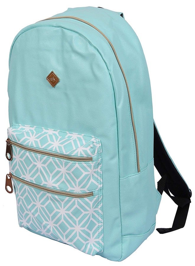 QIPS 21 ltrs (14 Cms)Casual Backpack(HMSOSB 010-HM (Blue) N_Blue Checks) - Image 2