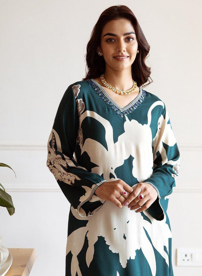 ISHIN Women's 2 PCs Kurta Set - Image 5