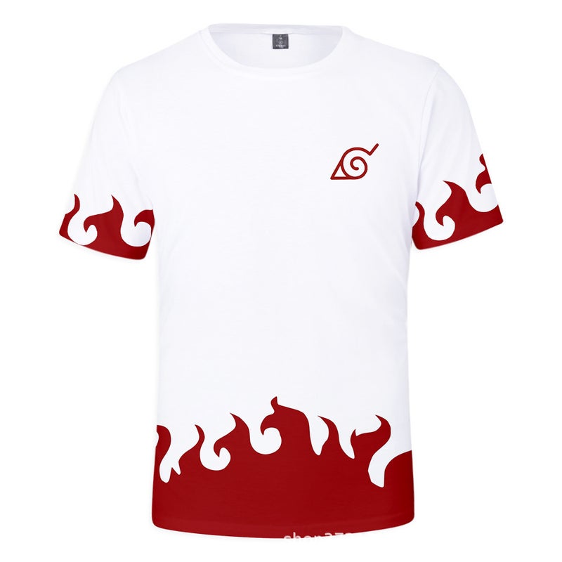 2021 New Adult Children'S Clothing Trend Naruto Digital Printing 3D Short Sleeve T-Shirt Supply - Image 1