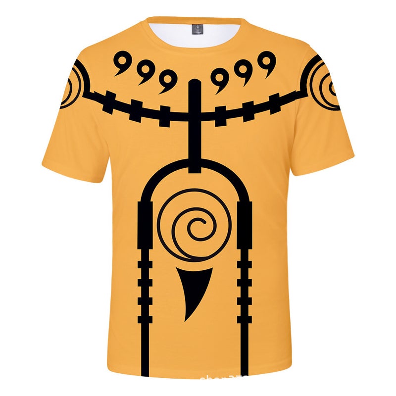2021 New Adult Children'S Clothing Trend Naruto Digital Printing 3D Short Sleeve T-Shirt Supply - Image 2