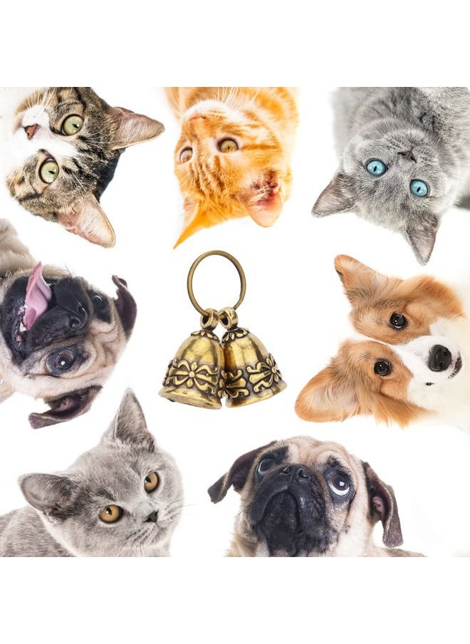 kcrygogo - Copper Collar Bell for Small Pet, 0.7 inch Bell for Cats and Small Dogs,Noise NOT Loud (4pcs) - Image 1