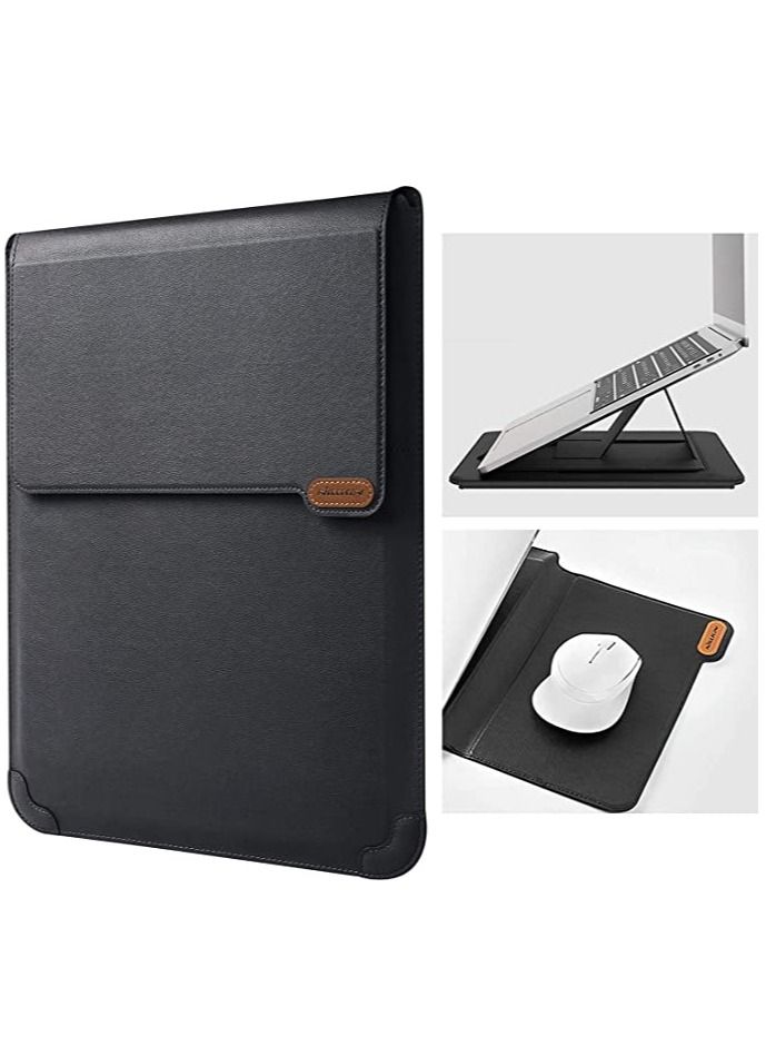 Nillkin 16.1 inch Laptop Sleeve Case Laptop Stand Adjustable, Computer Shock Resistant Bag with Mouse Pad for MacBook Pro 16"/15" 15.6" Dell Lenovo HP Asus Acer Samsung Chromebook Computer  - Image 1