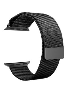 Milanese Stainless Steel Wrist Band For Apple Watch 40 mm Black