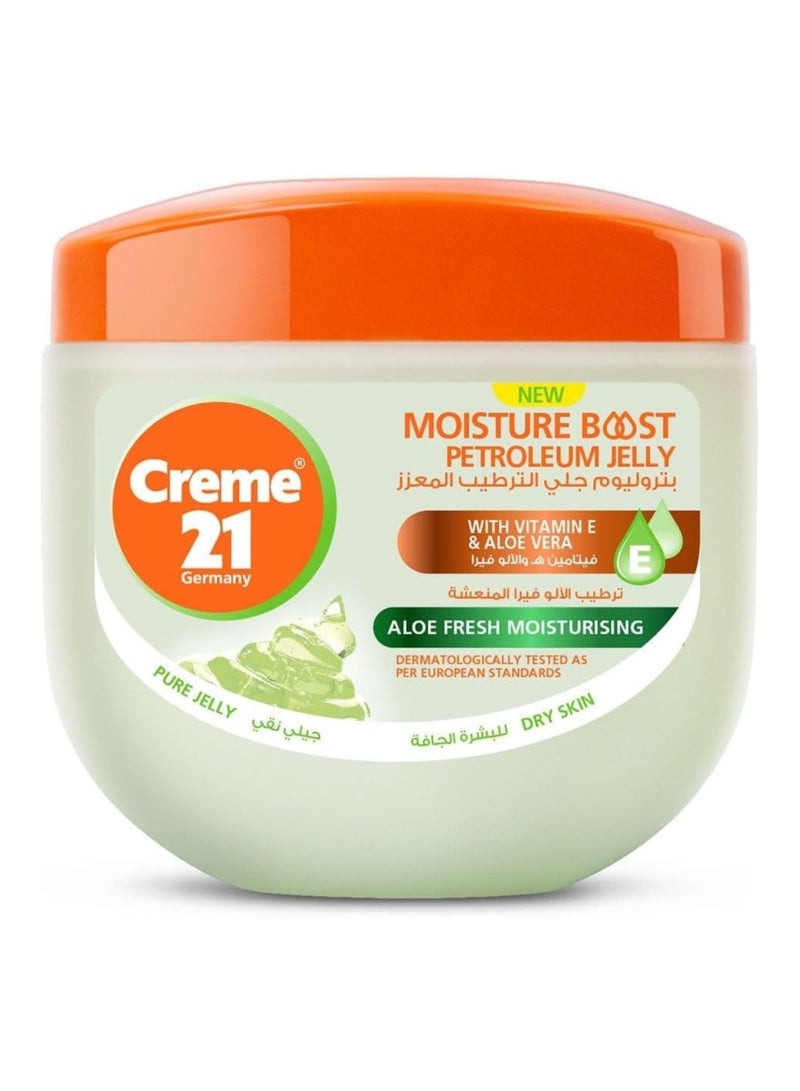 كريم 21 بتروليوم جلي للترطيب بخلاصة الصبار المنعش من كريم 21، 300 مل - Image 1