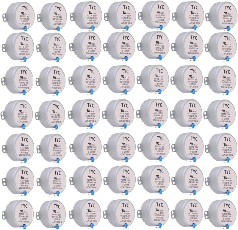 WAYMASTER 50PCS Cup Turner Motor Synchronous 3D Printe 110V 100-127VAC 50/60Hz 4W CCW/CW Direction for 3D Printer Hand-Made,School Project,Model-5-6RPM - Image 2