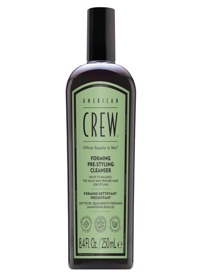 AMERICAN CREW Men's Pre-Styler Forming Shampoo for Textured & Curly Hair, Anti-Frizz & Curl Defining, With Jojoba Oil, Vegan, 8.5 fl oz - Image 1