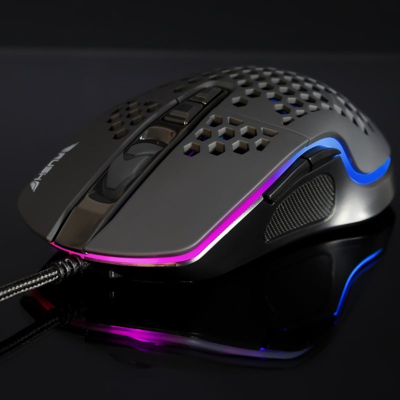 RUSH Trepan RM404 12800 DPI RGB Mouse  - Image 4