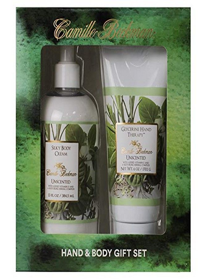 Camille Beckman Hand and Body Duet Set, Silky Body and Glycerine Hand Cream, Vitamin E Unscented - Image 2
