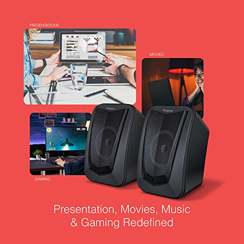 FINGERS FunBeats USB Multimedia Speaker (6 W 2.0 Channel | Volume Controller | Powerful Bass | Black Standard) - Image 4