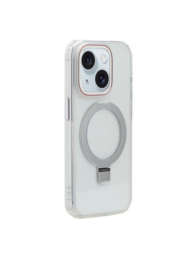 اس-توب جراب هاتف Starlink Stand شفاف لهاتف iPhone 15 Plus Magsafe - Image 1