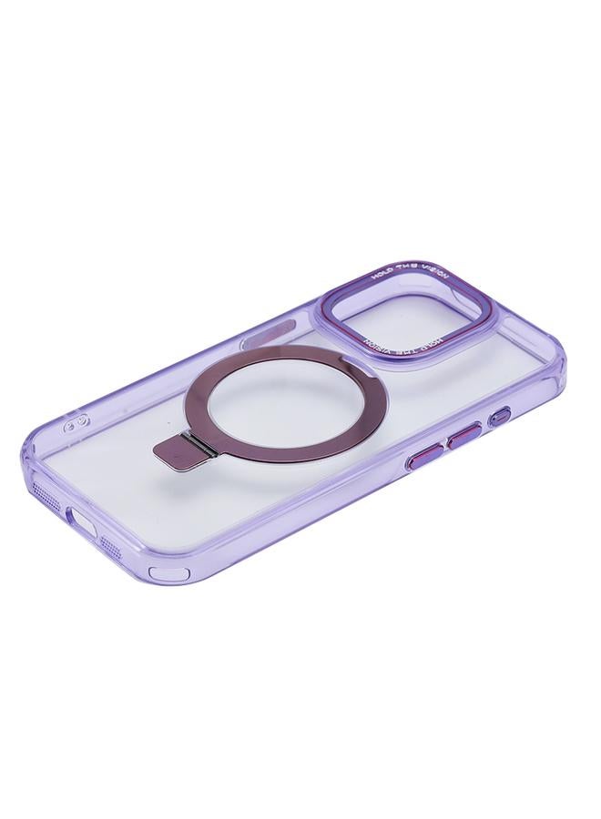 اس-توب جراب هاتف Starlink Stand شفاف لهاتف iPhone 15 Plus Magsafe - Image 3