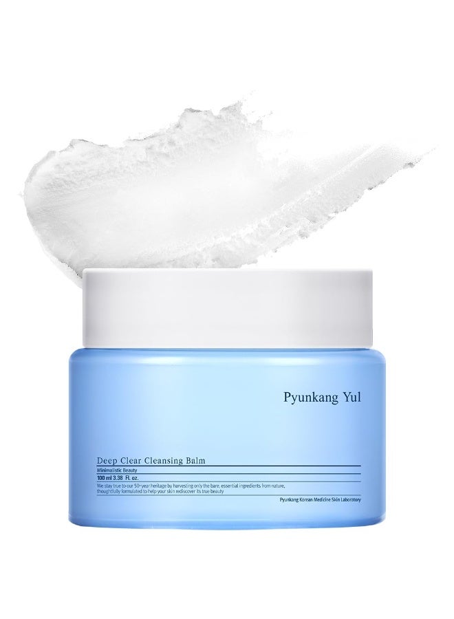Pyunkang Yul بيونكانغ يول [PKY بلسم تنظيف عميق، منظف وجه شامل لإزالة المكياج الثقيل، لمسة مرطبة بزيت نباتي، العناية بالبشرة الكورية (3.38 أونصة سائلة، 100 مل)  - Image 1