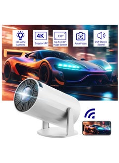 ماركة غير محددة جهاز عرض صغير ذكي 5G WIFI، يدعم 4K، تجربة شاشة كبيرة مع جهاز عرض أفلام بلوتوث ممتاز 360 صوت متوافق مع Android  - Image 3