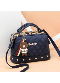 [High quality] bag womens 2022 New Tide shoulder handbag  explosions a generation of hand bag577 dark blue 577 dark blue