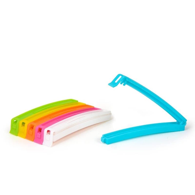 FANCY FINDINGS FANCY FINDINGS Plastic Food Snack Bag Pouch Clip Sealer for Keeping Food Fresh for Home Kitchen Camping Snack Seal Sealing Bag Clips 54  - Image 2
