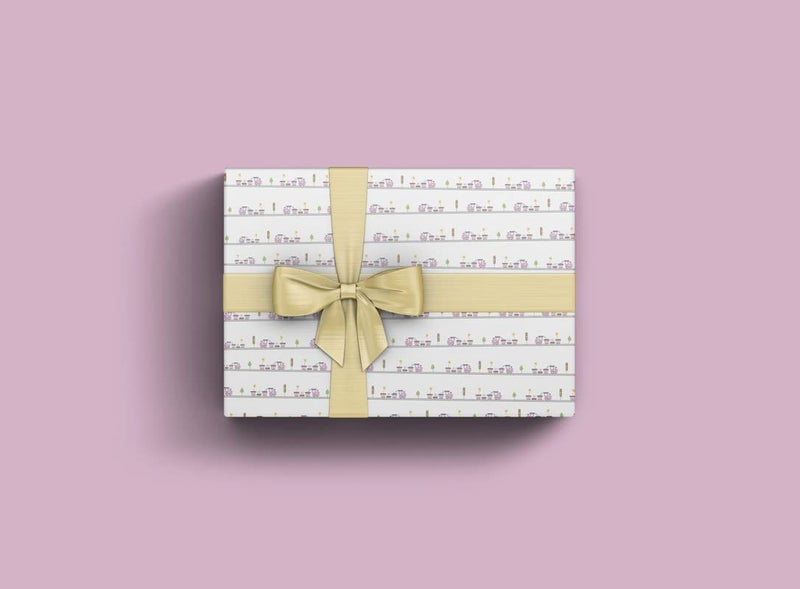 Dovetail All Aboard Kids Gift Wrapping Paper Pack of 6 Sheet - Image 5