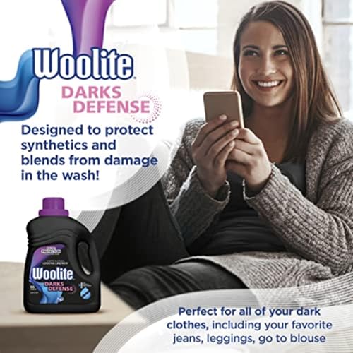 Woolite Darks Defense Liquid Laundry Detergent, Light Fresh Scent, 66 Loads, 100 Fl Oz - Image 2