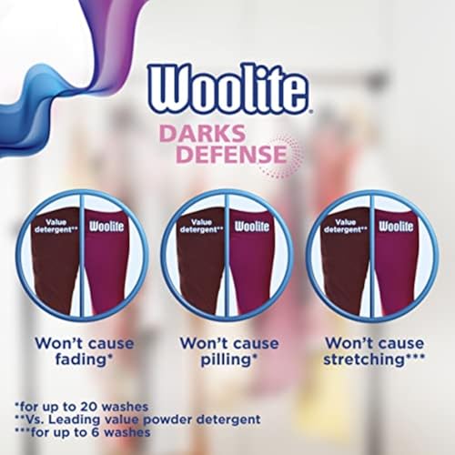 Woolite Darks Defense Liquid Laundry Detergent, Light Fresh Scent, 66 Loads, 100 Fl Oz - Image 3