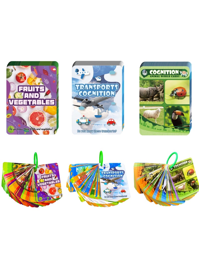 Sight Words Flash Cards with Real Pictures,Dolch Sight Words for Preschool, Kindergarten,1st, 2nd & 3rd Kids and Toddler.Homeschool,Learn to Read,Phonics Learning,135 Pieces  - Image 1