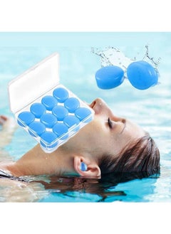 Aikanbo Ear Plugs for Sleeping Swimming, 6 Pair Reusable Silicone Moldable Noise Cancelling Earplugs for Shooting Range, Swimmers, Snoring, Concerts, Airplanes, Travel, Work, Studying  - Image 2