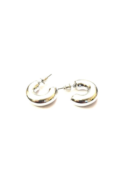 Small Silver Hoop Earrings