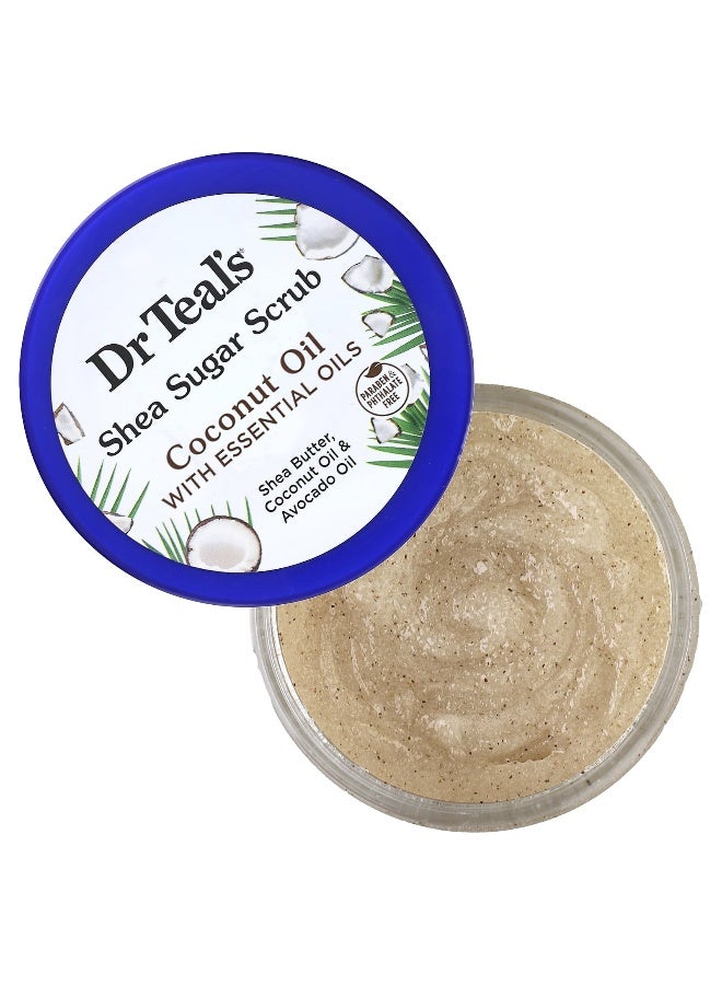 Dr. Teals Dr. Teal's, Shea Sugar Scrub, Coconut Oil With Essential Oils, 19 oz (538 g) - Image 3
