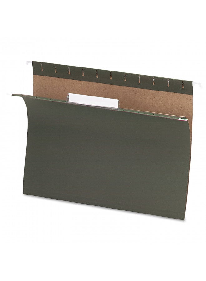 Pendaflex Recycled Hanging Folders, Letter Size, Standard Green, 1/3 Cut, 25/BX (81601)