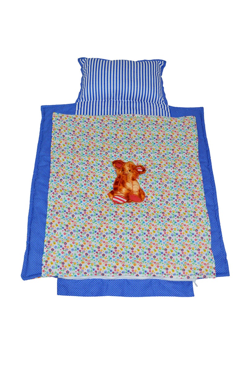 CREATIVE TEXTILES مجموعة سرير الأطفال القطنية الإبداعية من القطن - مادة قطن ناعمة - وسادة فائقة النعومة - Image 1