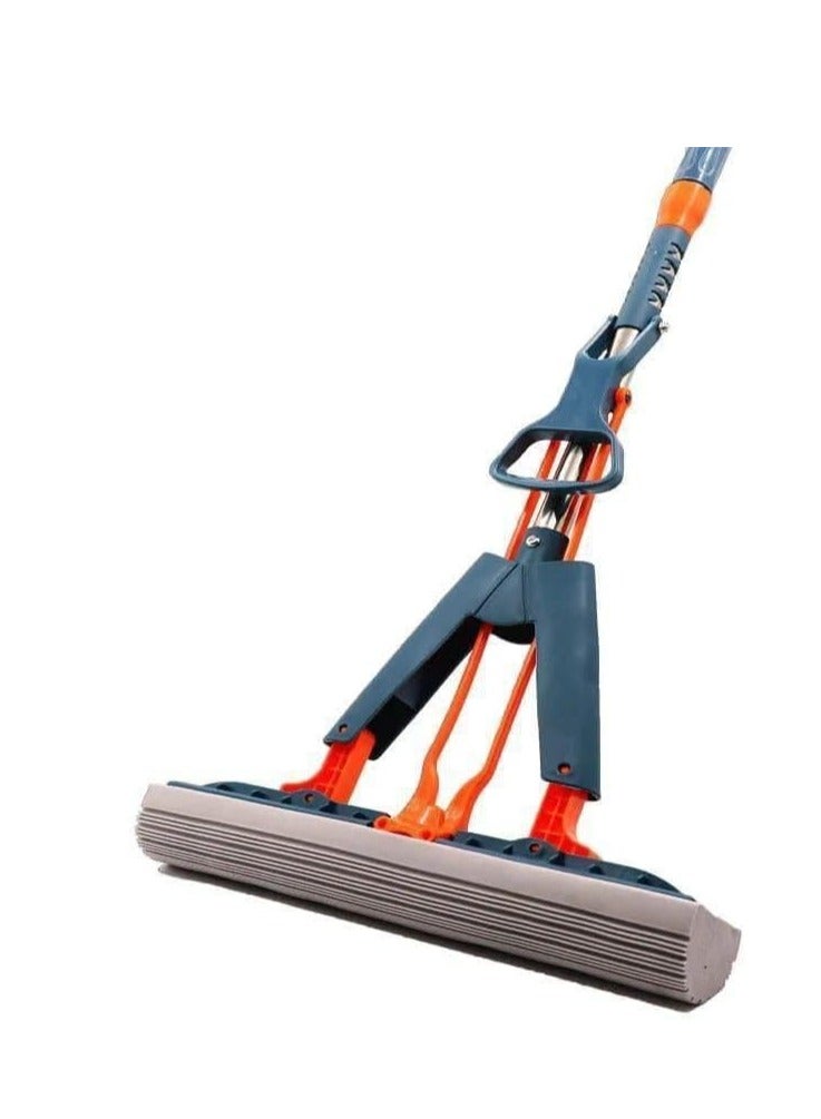 Household Sponge Mop Absorbent Water Thickened Household Mop Large Size Free Washable Double Folding Squeeze Mop Original Product H  - Image 2