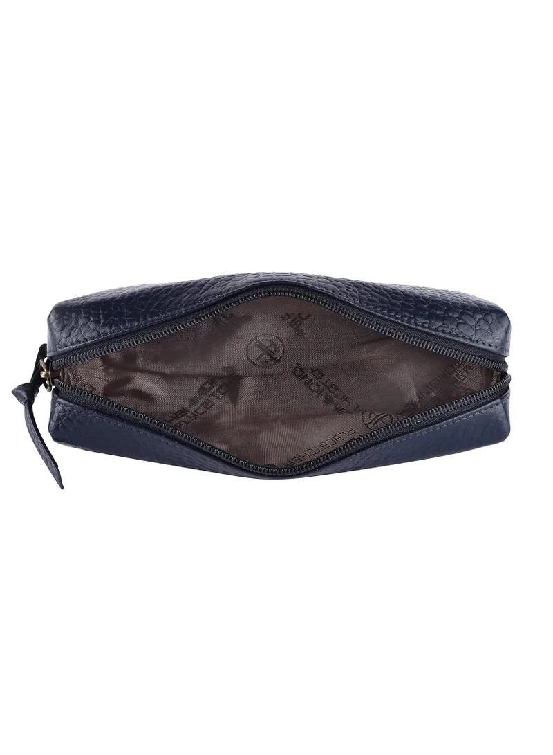 Hammonds Flycatcher  Leather Utility Pouch - Multi-Use Genuine Leather Case for Pencils, Cosmetics, Stationery, Coins, Makeup Brushes - School & Office Organizer for Women & Men  | Best Price UAE